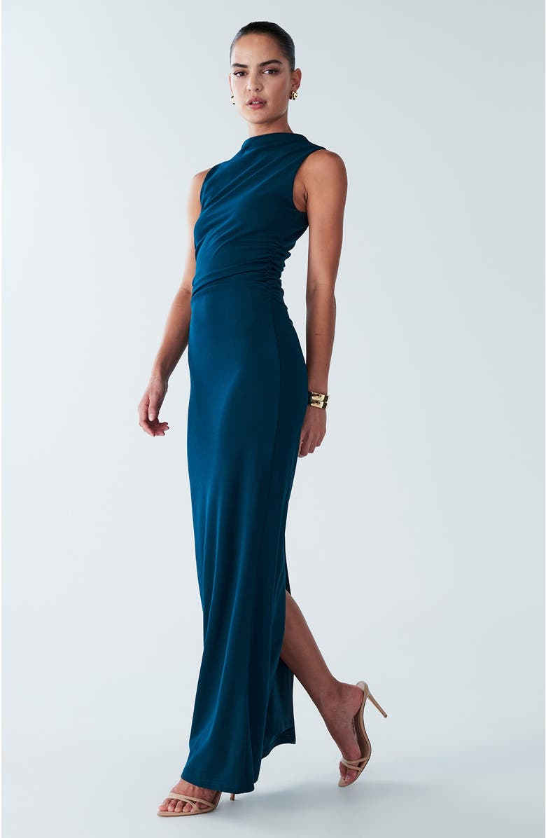 BWLDR Lana Maxi Dress, Alternate, color, Emerald