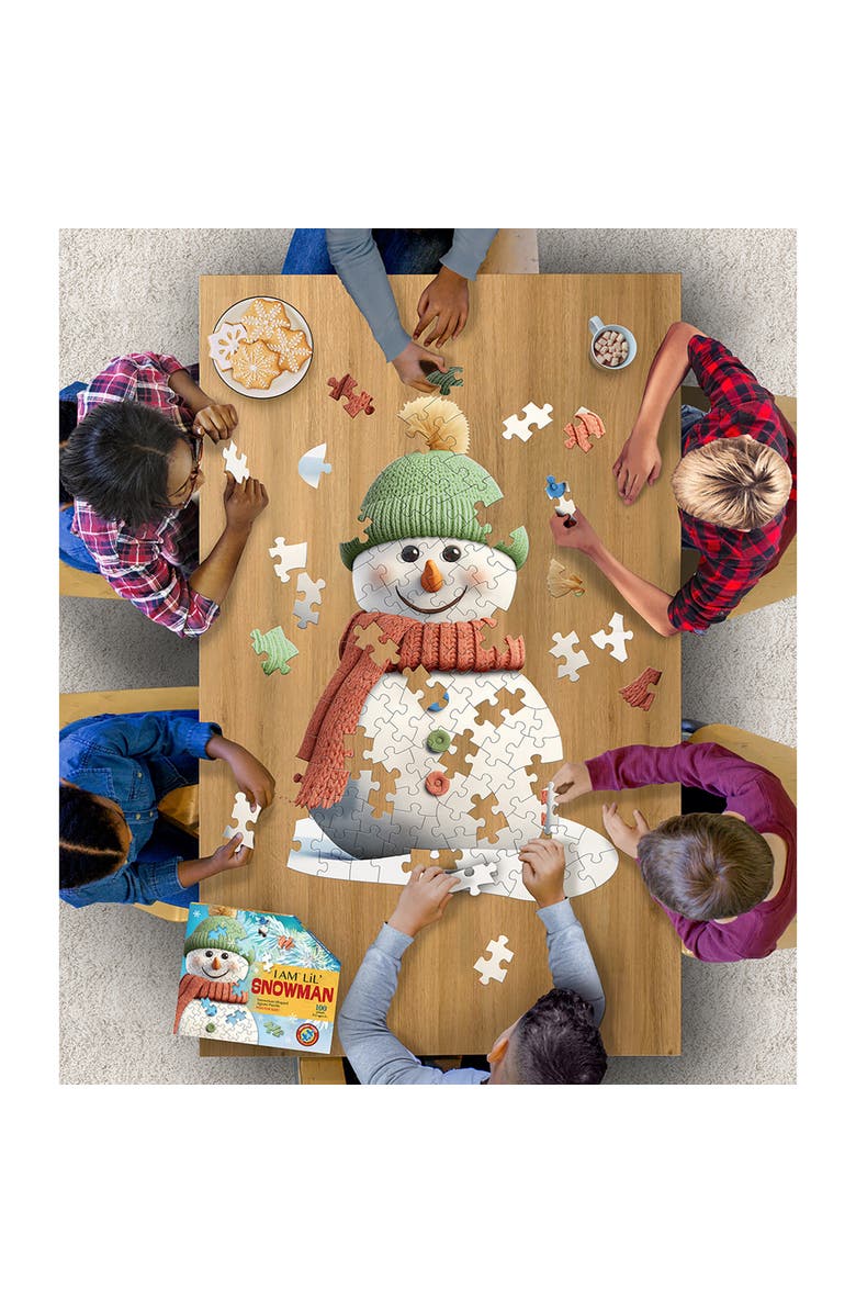 Madd Capp I Am Lil Snowman 100 Piece Puzzle, Alternate, color, Multicolored