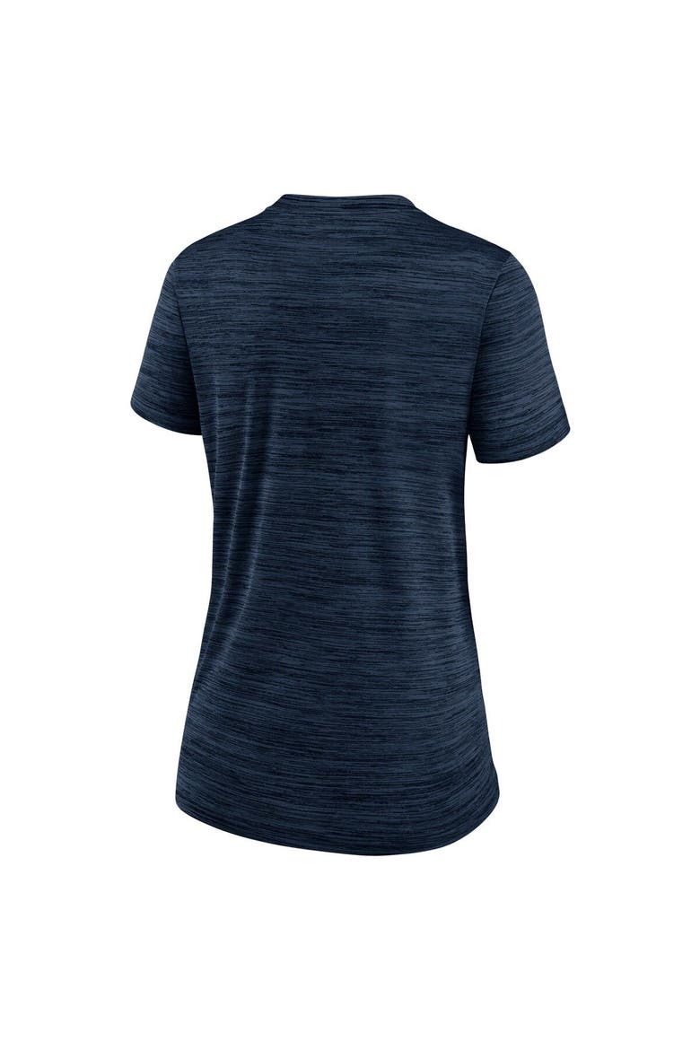 Women's Nike  Navy Kansas City Royals City Connect Velocity Practice Performance V-Neck T-Shirt, Alternate, color, Navy