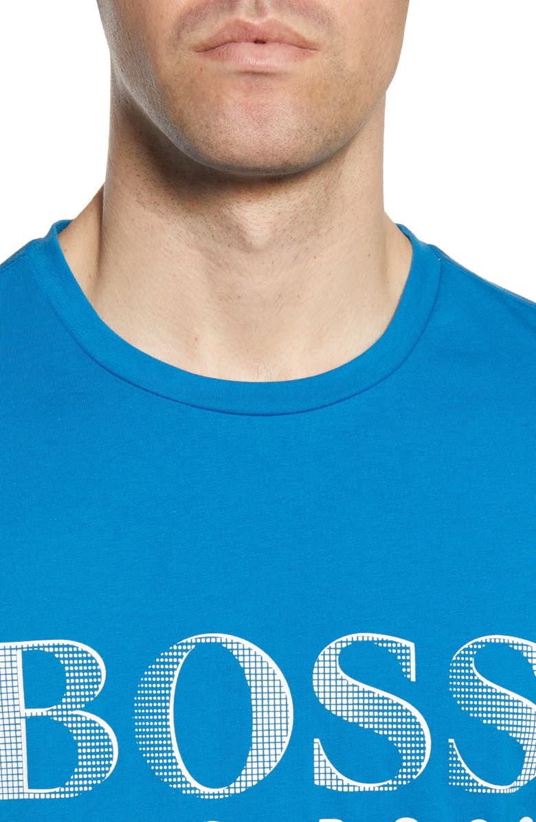 BOSS Cotton Graphic Tee, Alternate, color, 