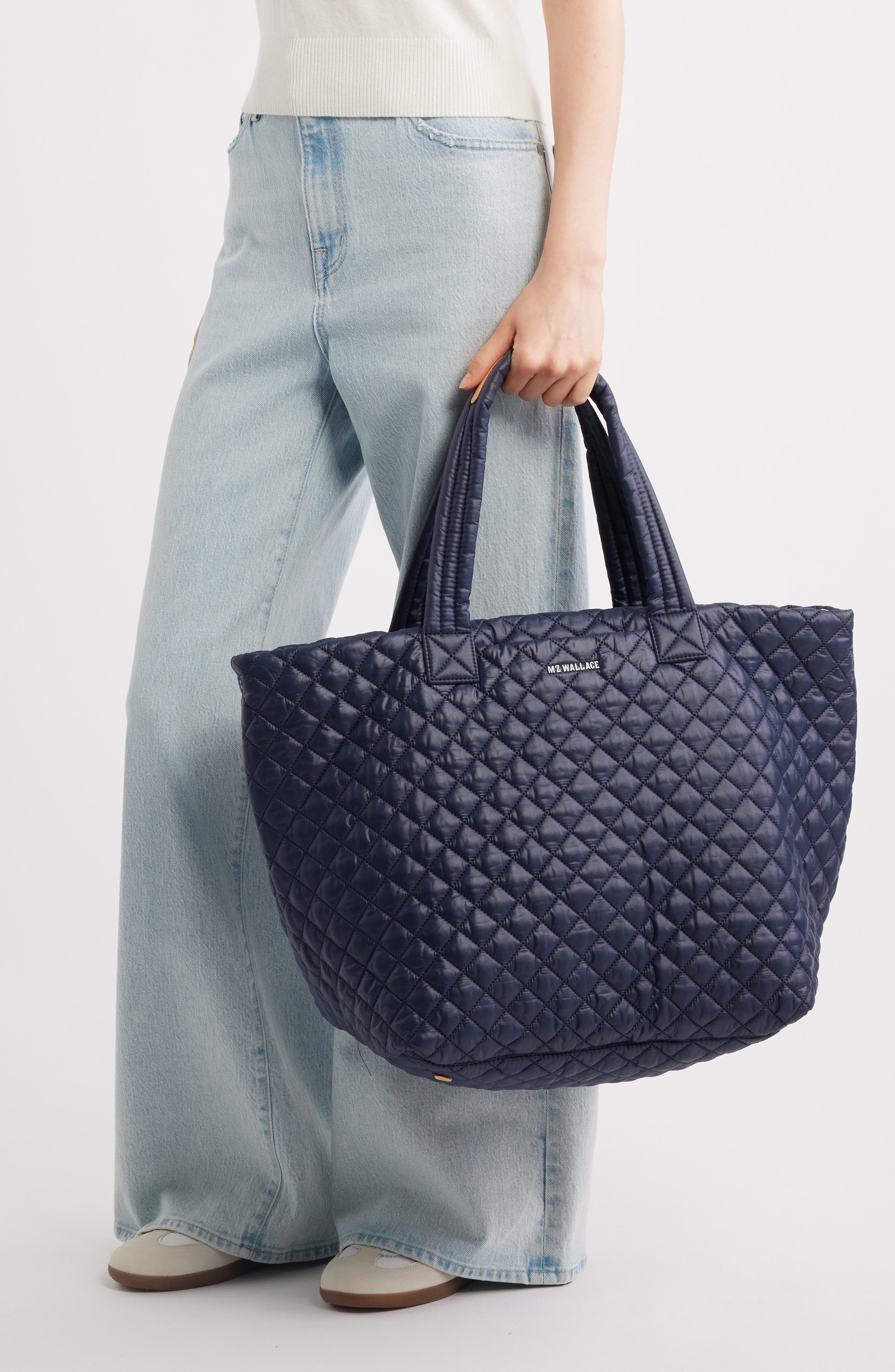 MZ Wallace Large Metro Deluxe Quilted Nylon Tote, Alternate, color, Dawn