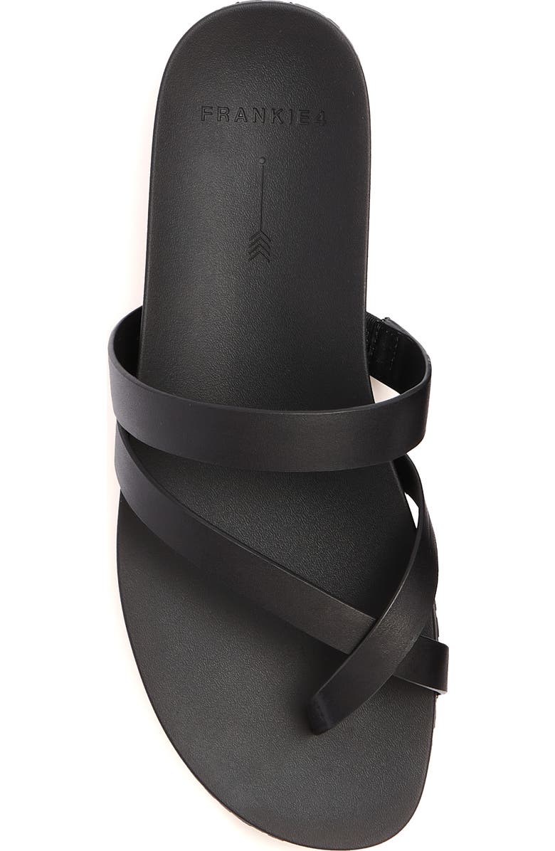 FRANKIE4 Isla Waterproof Toe Loop Sandal, Alternate, color, Black
