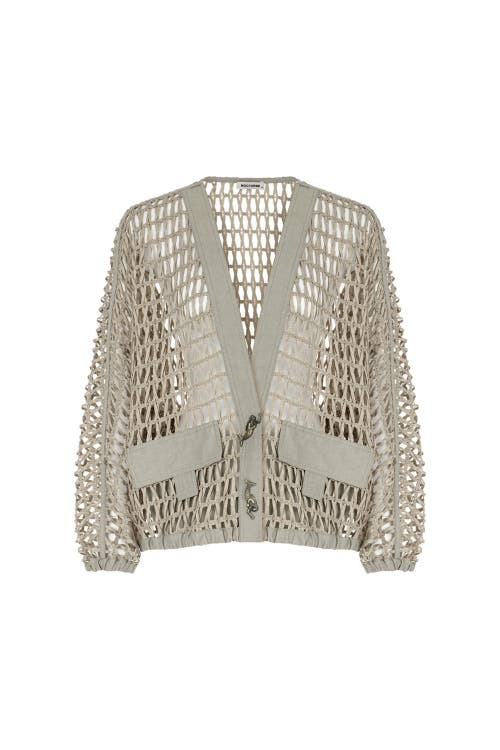 Nocturne Trimmed Mesh Jacket In Black