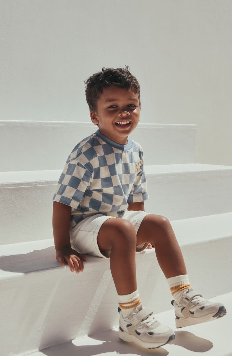 NEXT Kids' Checkerboard Cotton Graphic T-Shier, Alternate, color, Multi