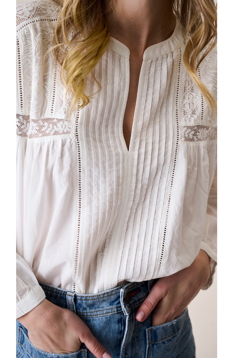 Marea Daisy Top, Alternate, color, White