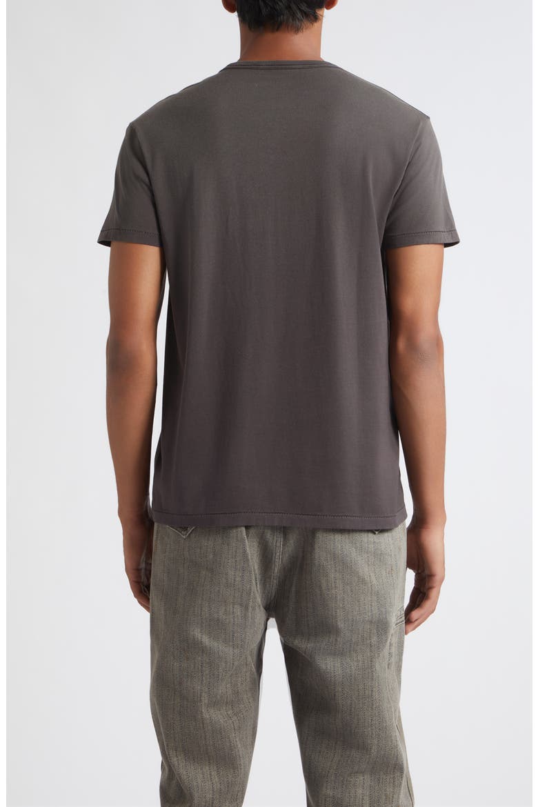 Chainstich Embroidered T-Shirt, Alternate, color, FADED BLACK