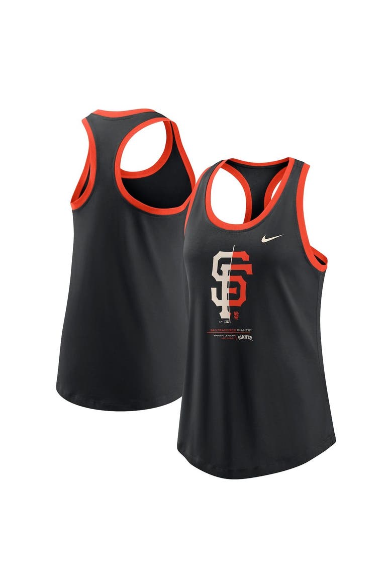Women's Nike Black San Francisco Giants Tech Tank Top, Main, color, Black