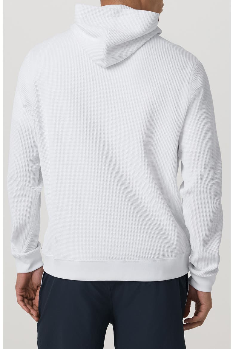 Tech Waffle Hoodie, Alternate, color, WHITE