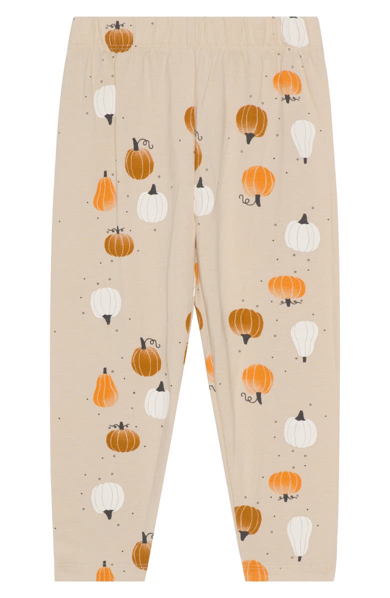 Petit Lem Kids' Print Sweatshirt & Sweatpants Set, Alternate, color, Pumpkin