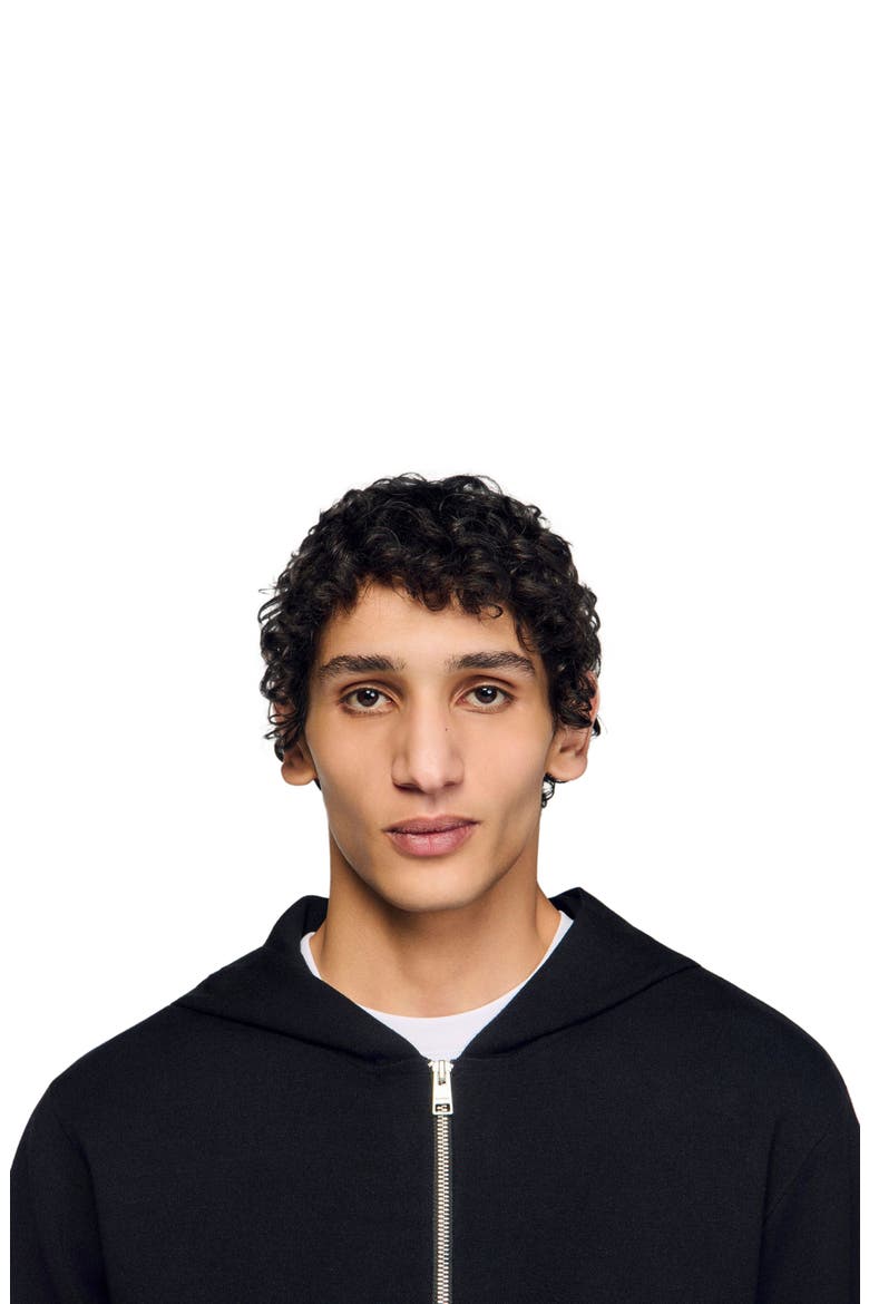 Oversized sweatshirt, Alternate, color, Black