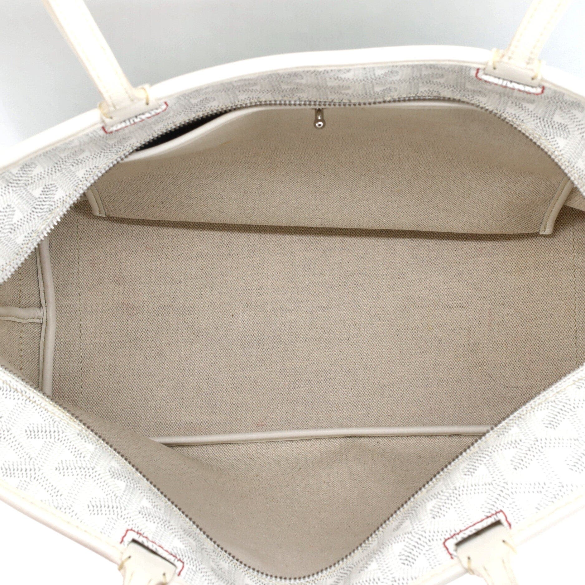 Artois Tote Coated Canvas PM, Alternate, color, White