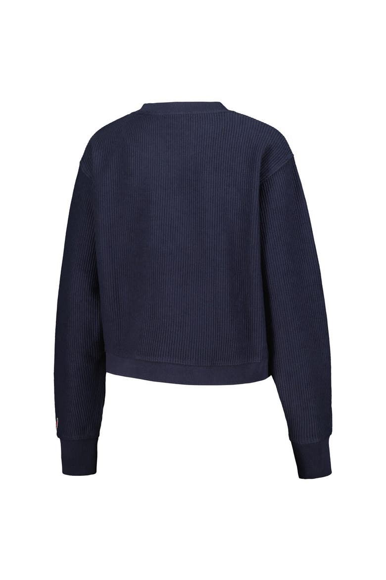 Women's League Collegiate Wear Navy Penn State Nittany Lions Timber Cropped Pullover Sweatshirt, Alternate, color, Navy