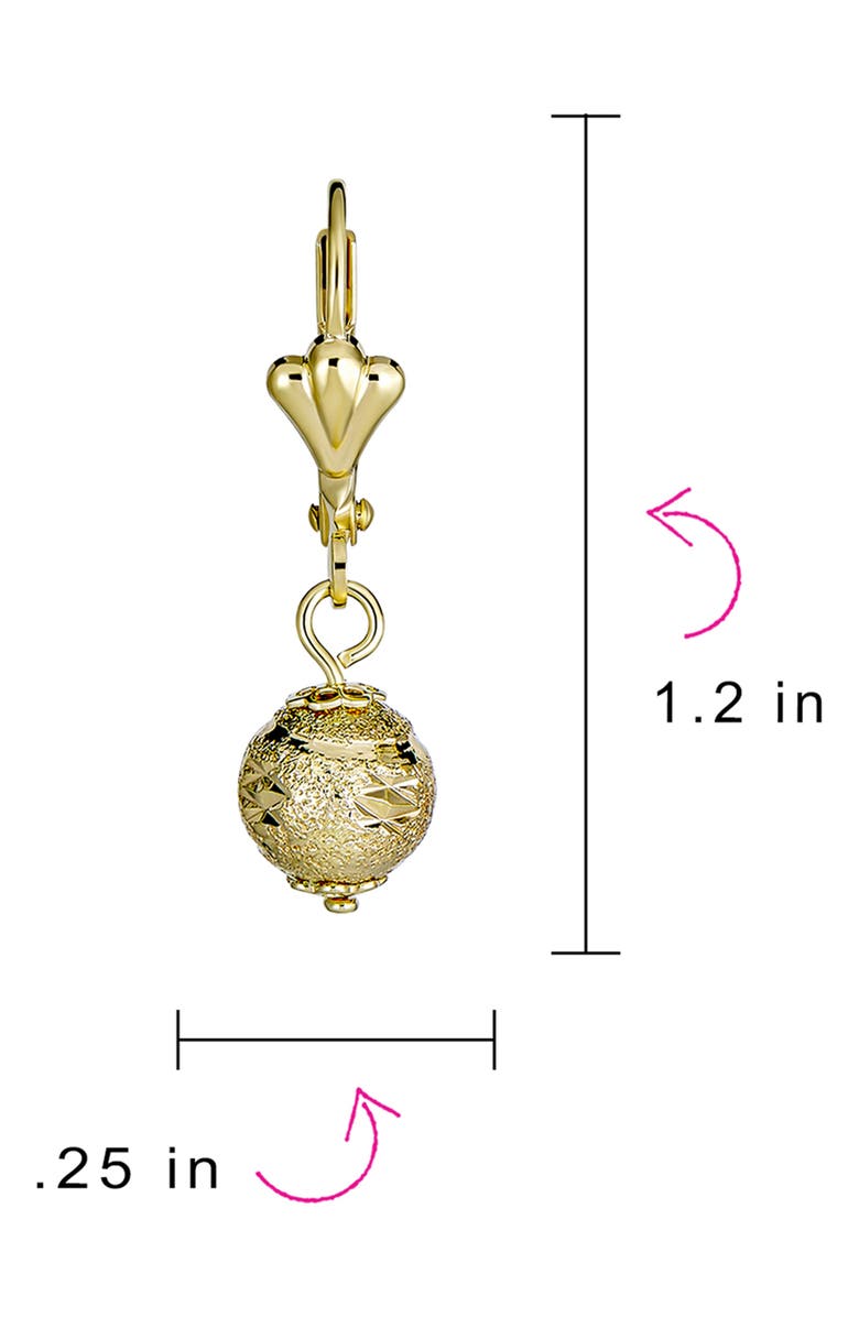 BLING JEWELRY Set of 2 Assorted Elegant Vintage Drop Earrings, Alternate, color, Gold