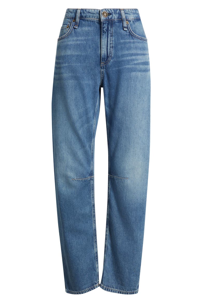 Featherweight Stevie Mid Rise Slim Tapered Jeans, Alternate, color, ECHO