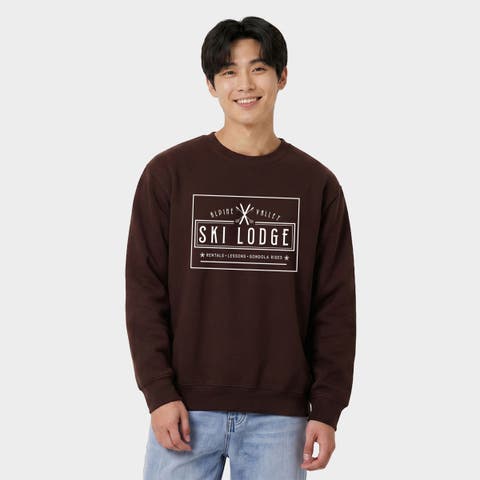 Alpine Valley Ski Lodge Graphic Sweatshirt