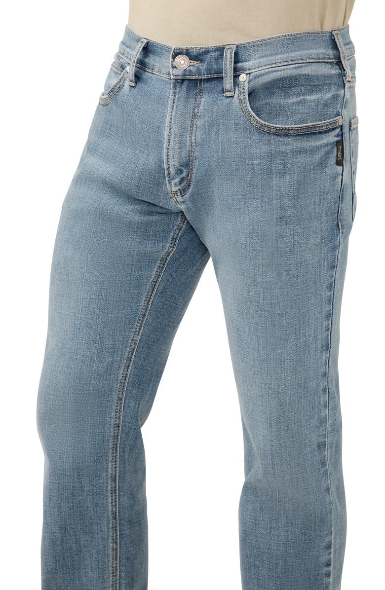 Silver Jeans Co. Konrad Slim Straight Leg Jeans, Alternate, color, Ska