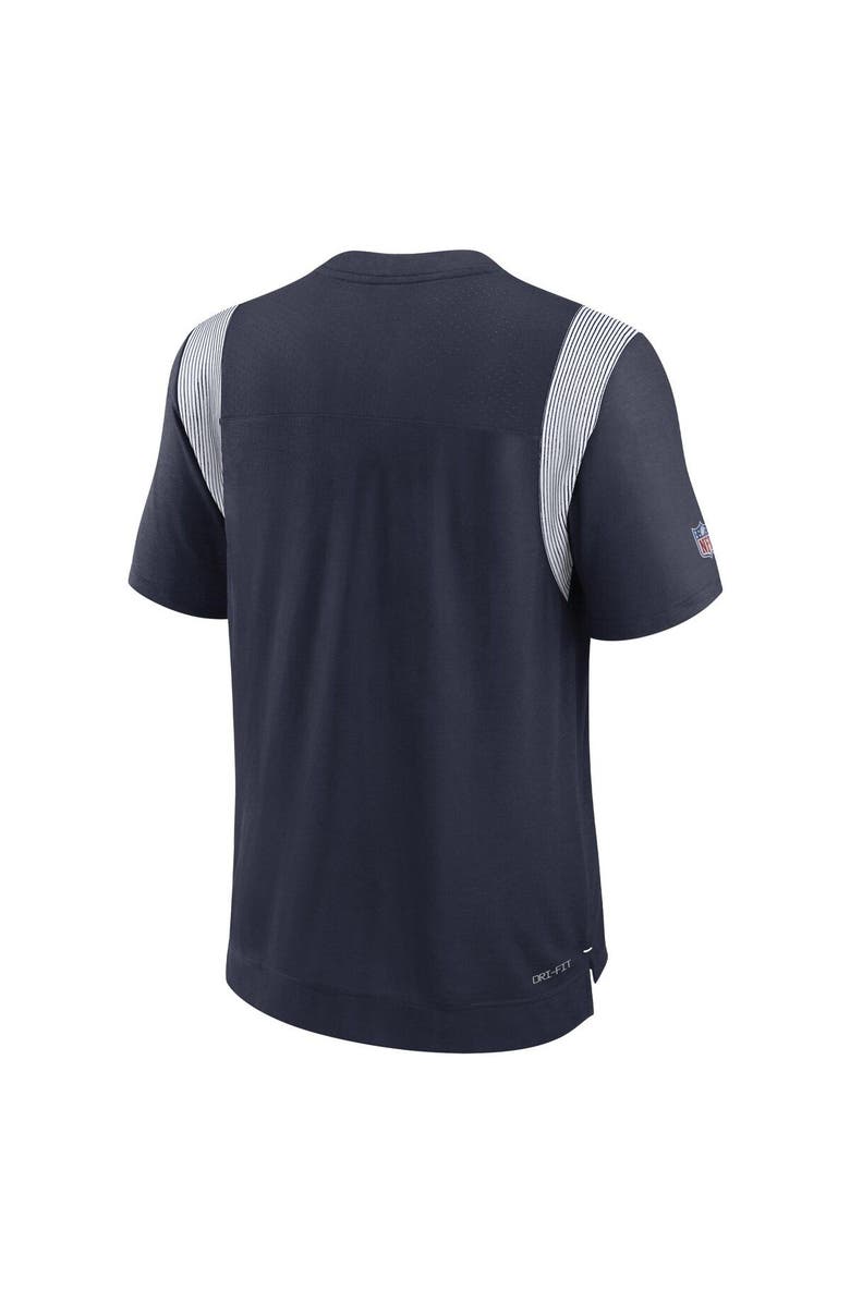 Nike Men's Nike Navy Dallas Cowboys Sideline Tonal Logo Performance Player T-Shirt, Alternate, color, Navy