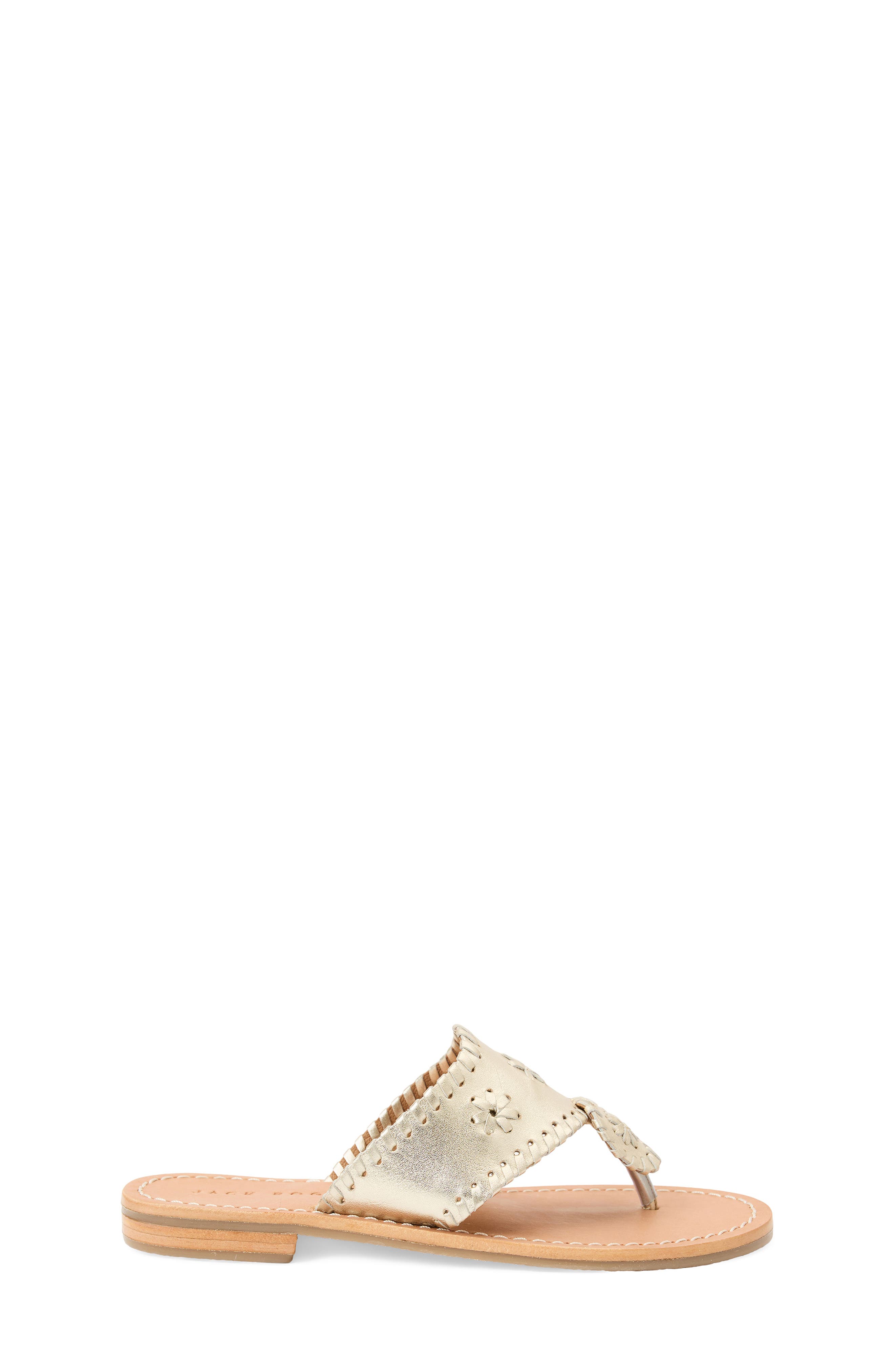 Jack Rogers Kids' Jacks Flip Flop, Alternate, color, Platinum