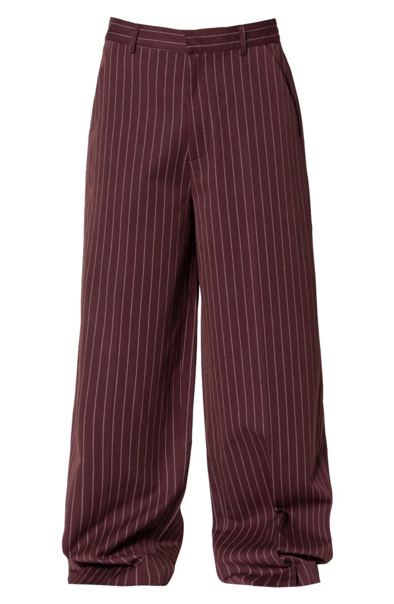 Pleated Wide Leg Cotton Pants