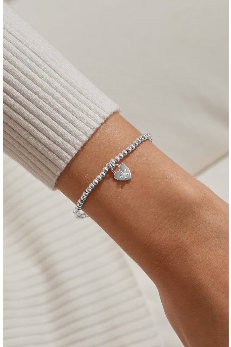 A Little 'You're The Friend Everyone Wishes They Had' Bracelet In Silver Plating, Alternate, color, Metallic Silver