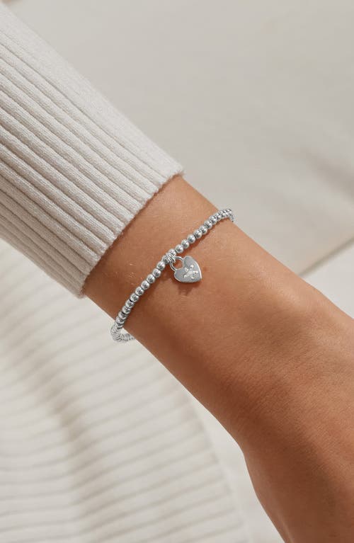 A Littles & Co. A Littles & Co A Little 'you're The Friend Everyone Wishes They Had' Bracelet In Silver Plating In Metallic