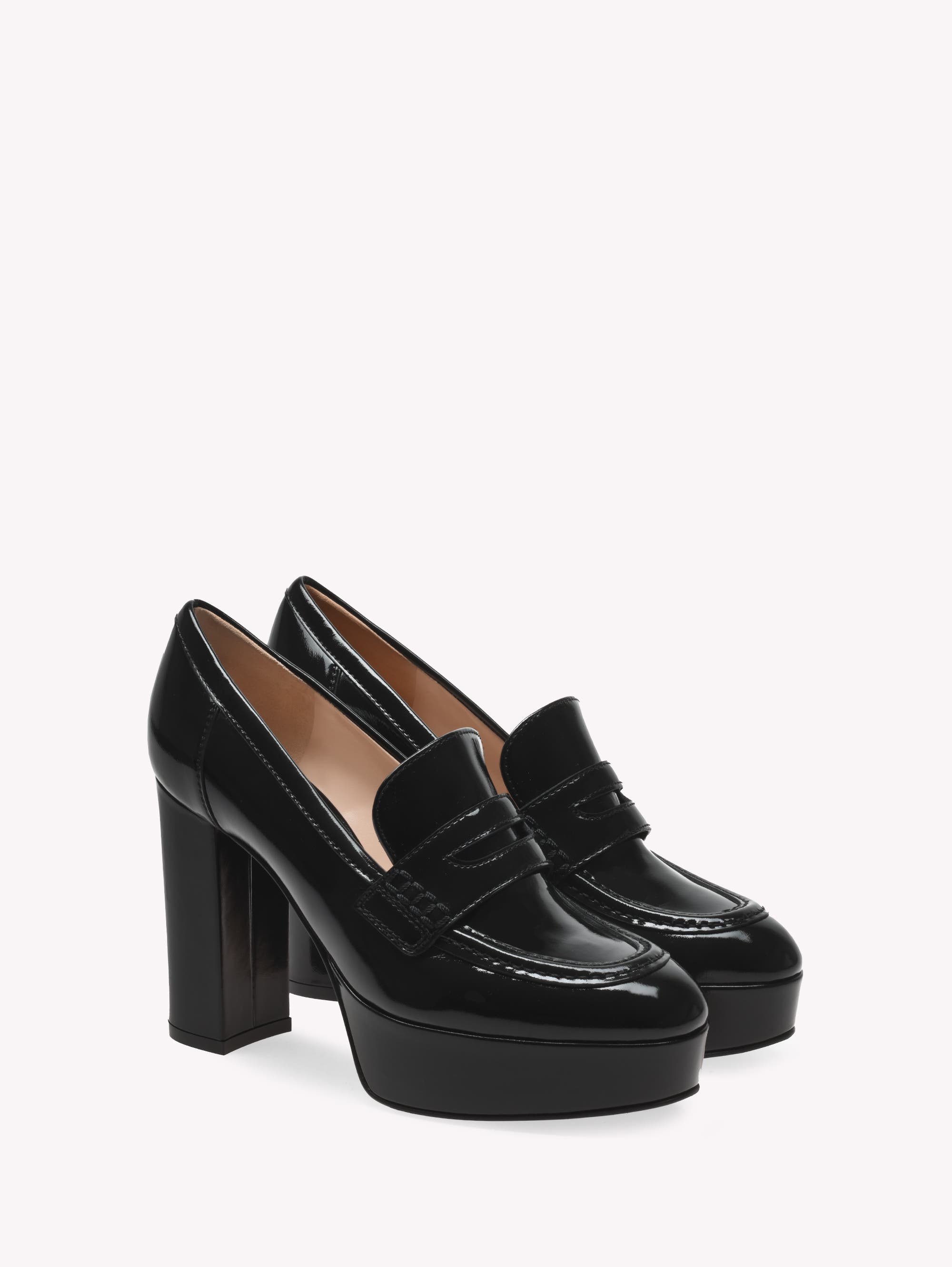 Gianvito Rossi Hadden Mocassin, Alternate, color, Black Lamb Leather