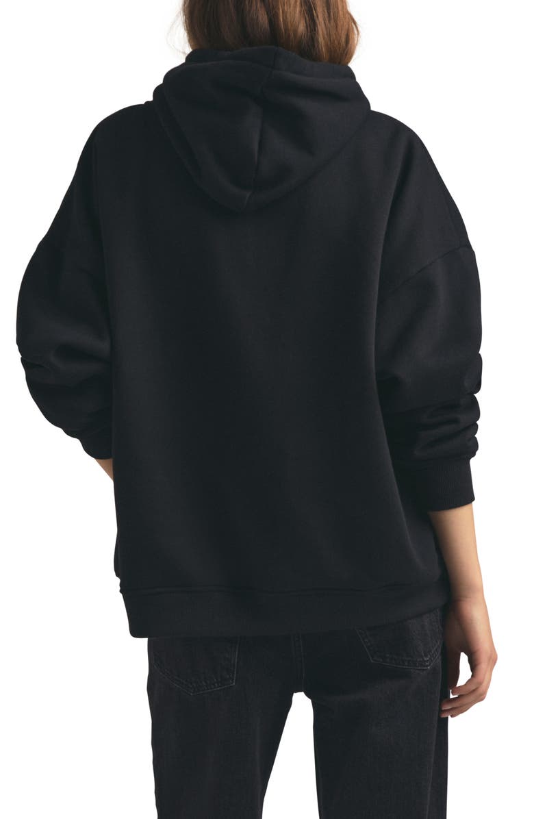 Favorite Daughter The Collegiate Graphic Hoodie, Alternate, color, Black