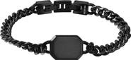 VAN HEUSEN Men's Tag Cuban Chain Bracelet