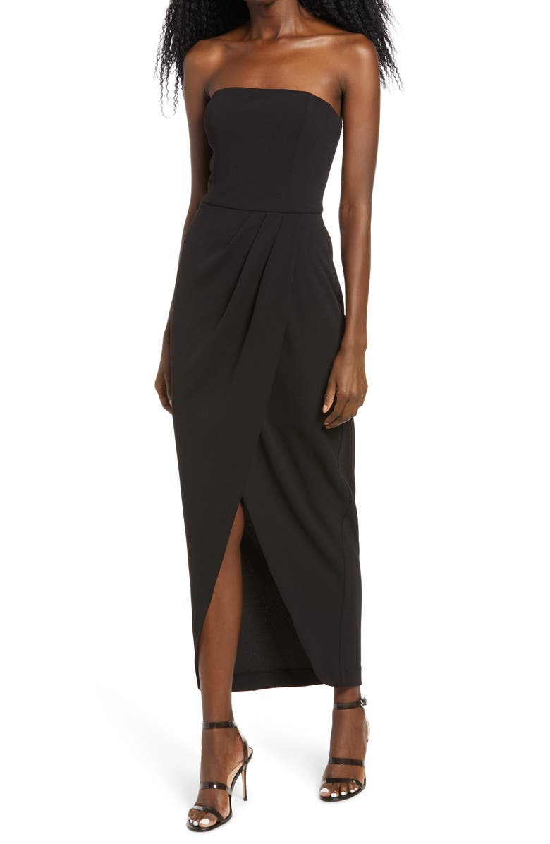 WAYF The Angelique Strapless Tulip Gown, Main, color,