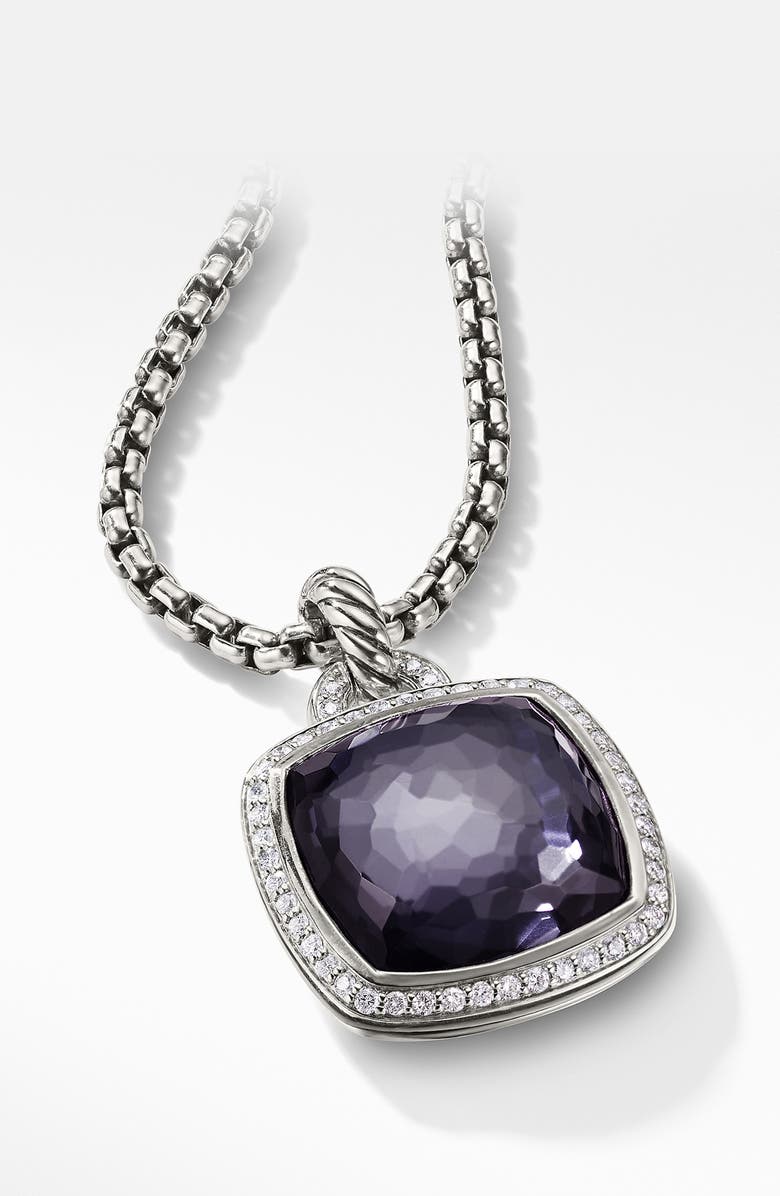 David Yurman Albion Pendant with Diamonds and 18K Gold, Alternate, color, 