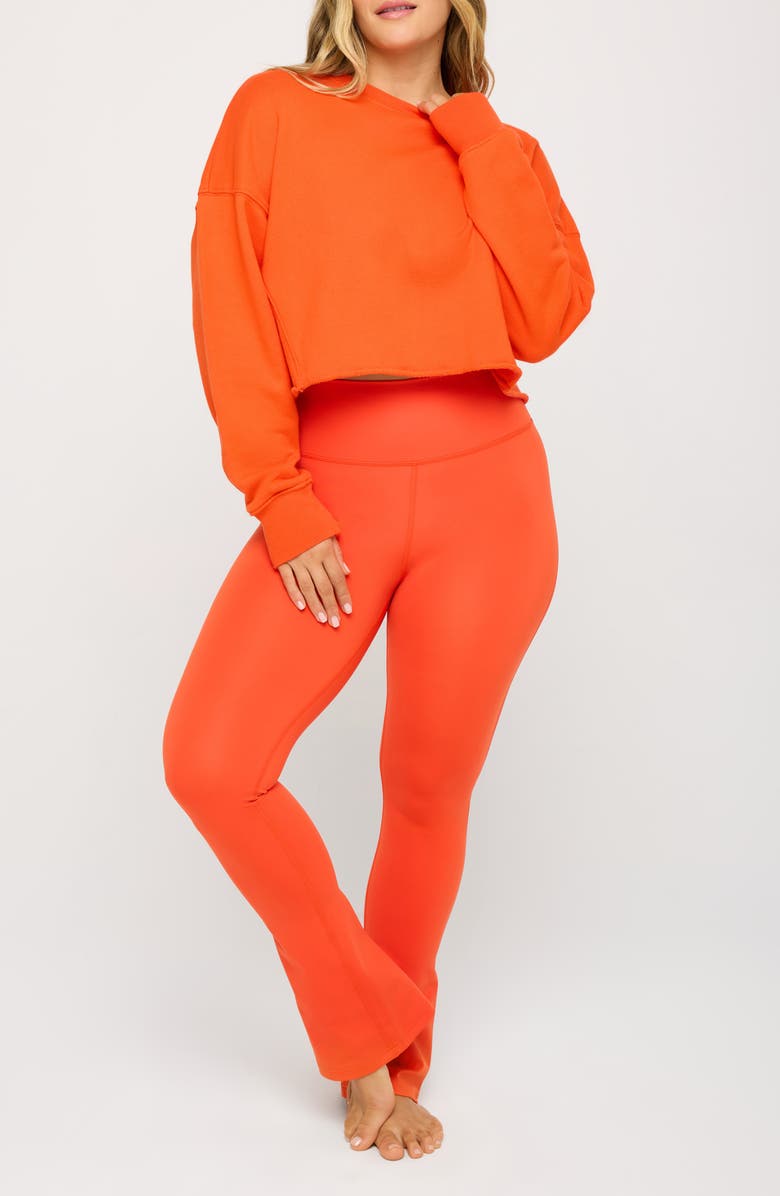 Spiritual Gangster Serenity Crop Pullover Sweatshirt, Alternate, color, 