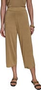 Donna Karan New York Metallic Crop Sweater Pants