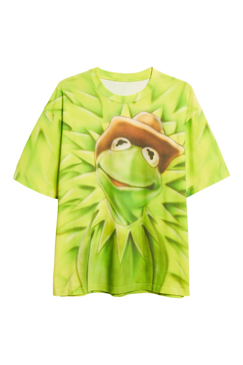 Airbrush Kermit Organic Cotton Graphic T-Shirt (Nordstrom Exclusive), Alternate, color, KERMIT