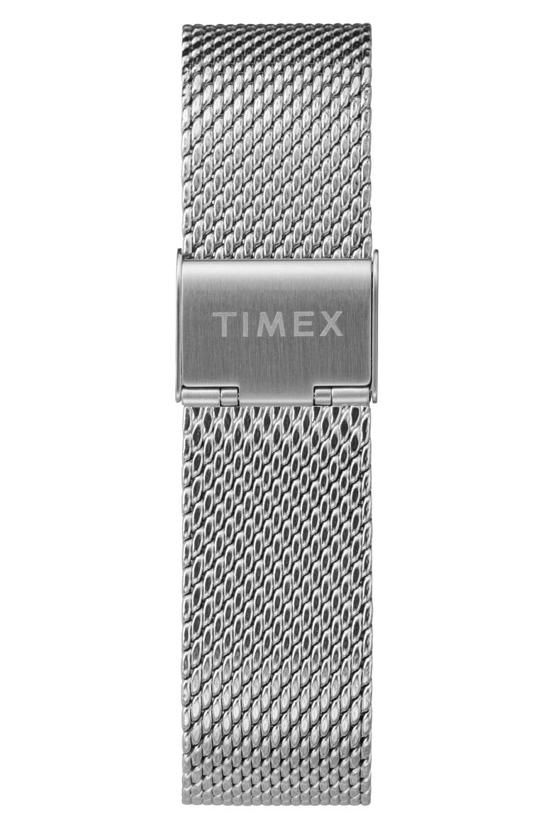 Marlin Mesh Strap Automatic Watch, 40mm, Alternate, color, SILVER/ BLACK/ SILVER