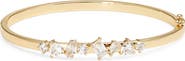 Nordstrom Cubic Zirconia Cluster Hinge Bangle