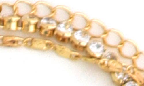 Panacea Layered Y Necklace In Gold