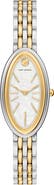 Tory Burch The Oval Elongated Bracelet Watch, 22mm x 38mm