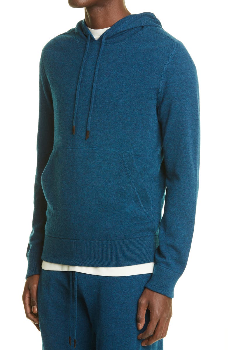 ZEGNA Premium Cashmere Hoodie, Alternate, color, 
