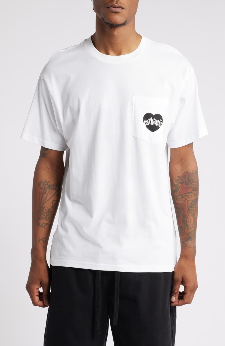 Carhartt Work In Progress Amour Pocket Jersey Graphic T-Shirt, Main, color, 