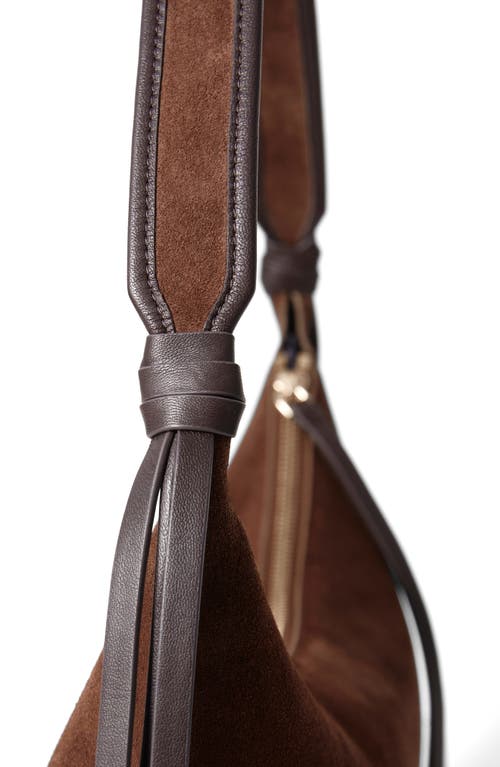 & Other Stories Fringe Suede Tote In Brown
