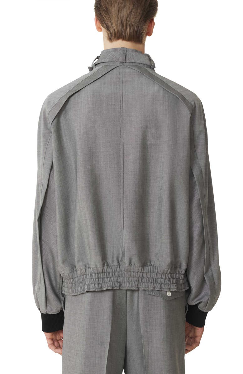 Lanvin Black Mohair Wool Jacket, Alternate, color, Gray