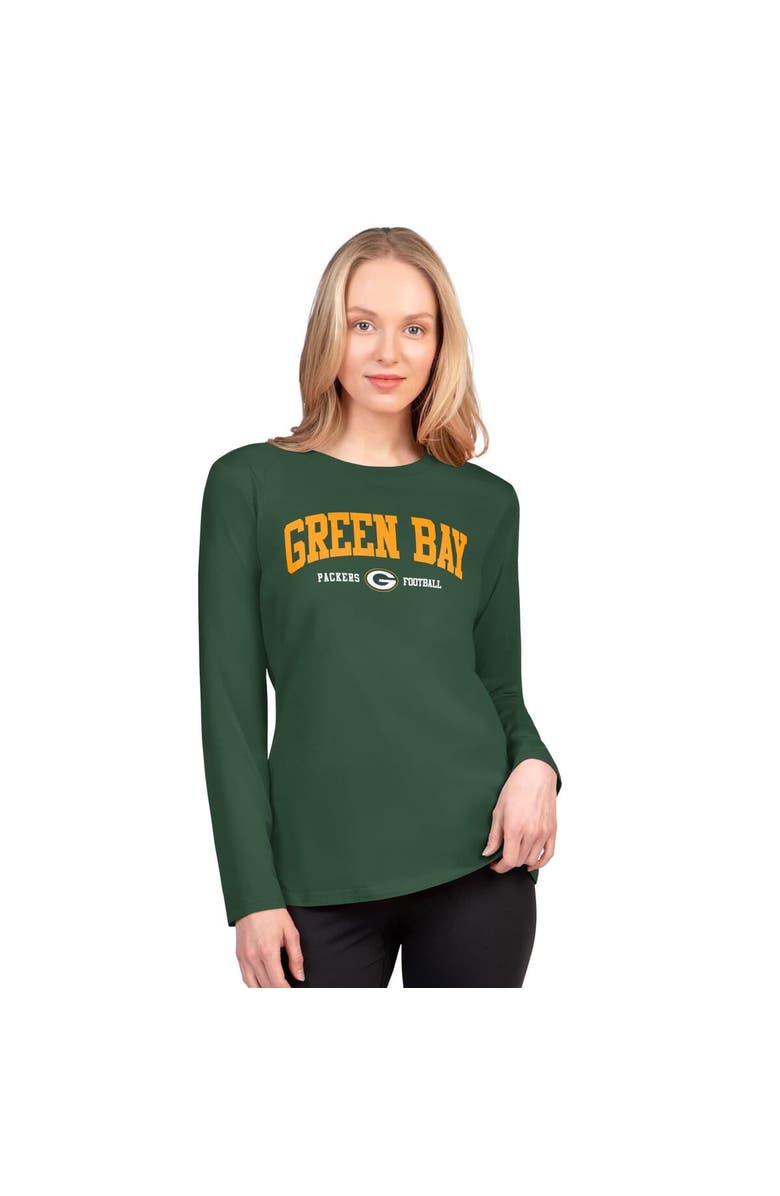 G-III 4HER BY CARL BANKS Women's G-III 4Her by Carl Banks Green Green Bay Packers Best Play Long Sleeve T-Shirt, Main, color, Green