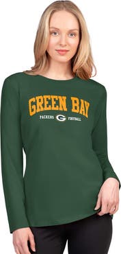 G-III 4HER BY CARL BANKS Women's G-III 4Her by Carl Banks  Green Green Bay Packers Best Play Long Sleeve T-Shirt