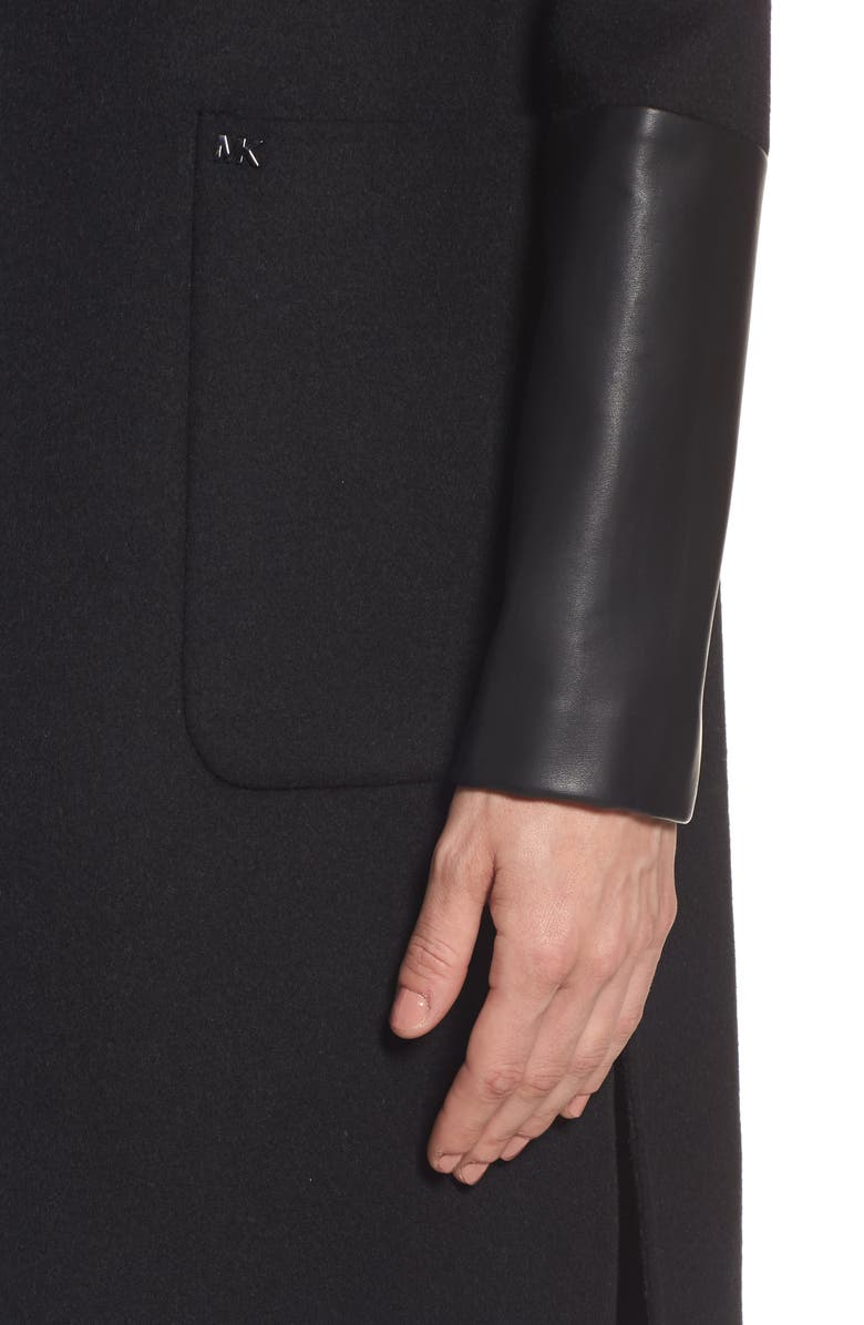 MICHAEL Michael Kors Double Face Wool Blend Duster, Alternate, color, 