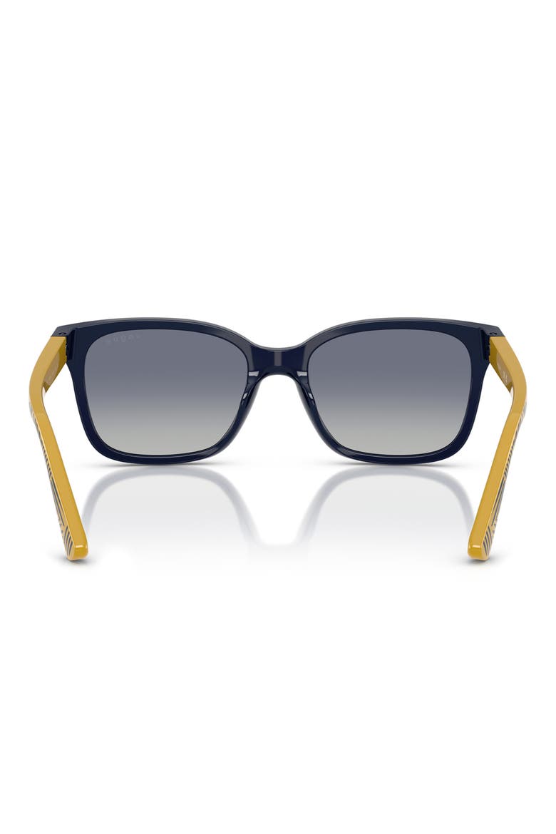 49mm Rectangular Sunglasses, Alternate, color, DARK BLUE