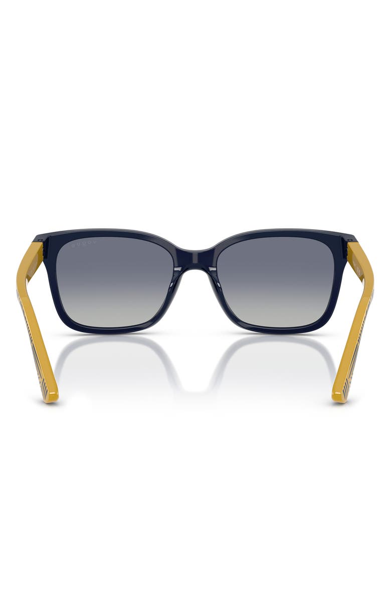 VOGUE 49mm Rectangular Sunglasses, Alternate, color, Dark Blue