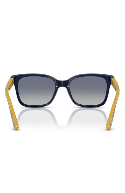 Vogue 49mm Rectangular Sunglasses In Dark Blue