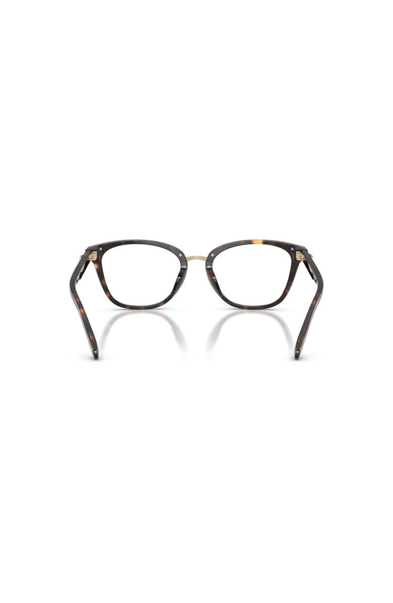 COACH 50mm Square optical glasses, Alternate, color, Tortoise