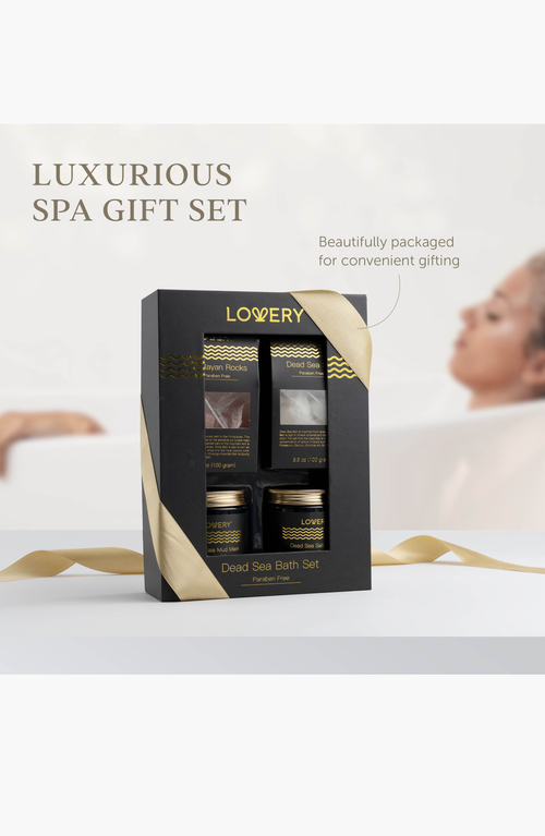Lovery Dead Sea Minerals Spa Gift Box Set In Multi