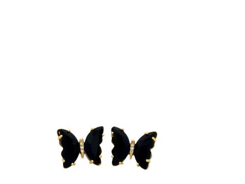 Butterfly Crystal Stud Earrings